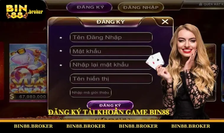 Đăng ký tài khoản game BIN88